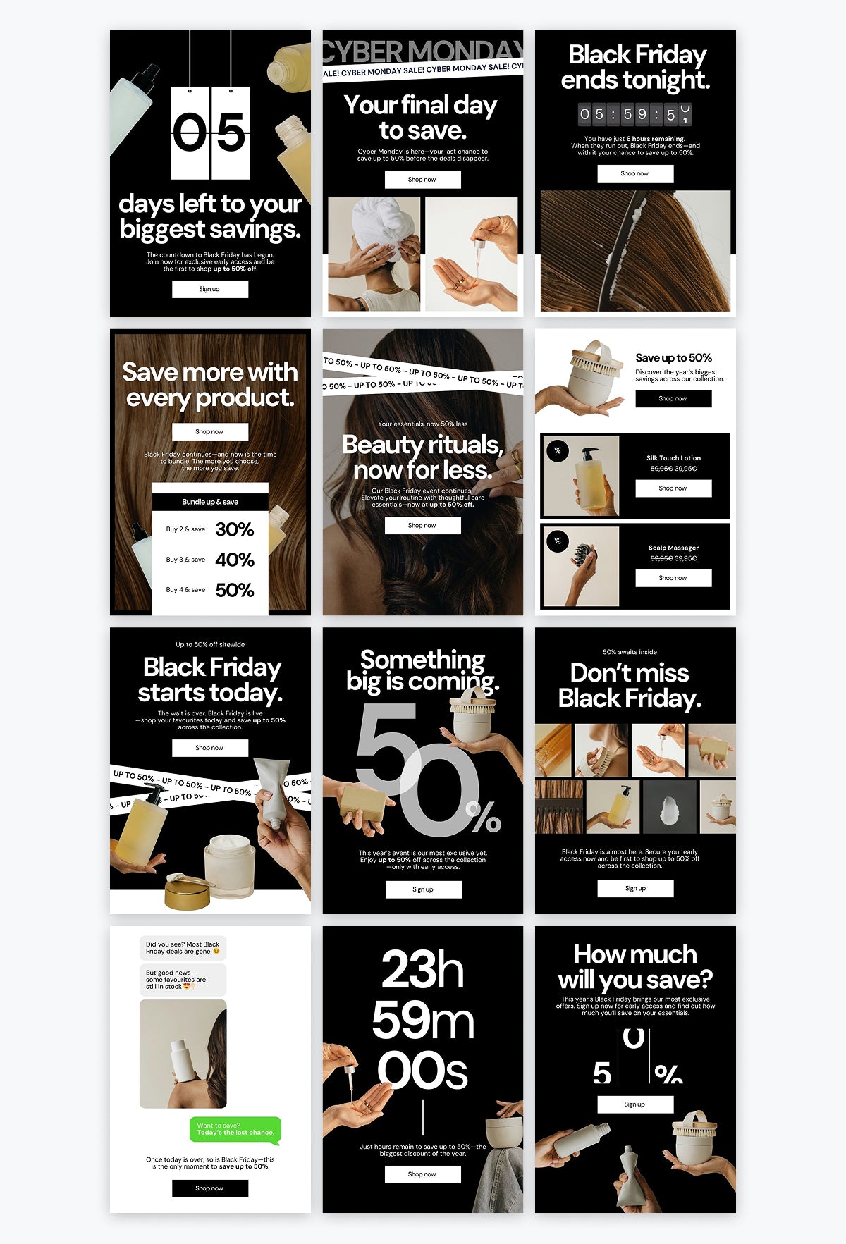 Black Friday E-Mail Pack