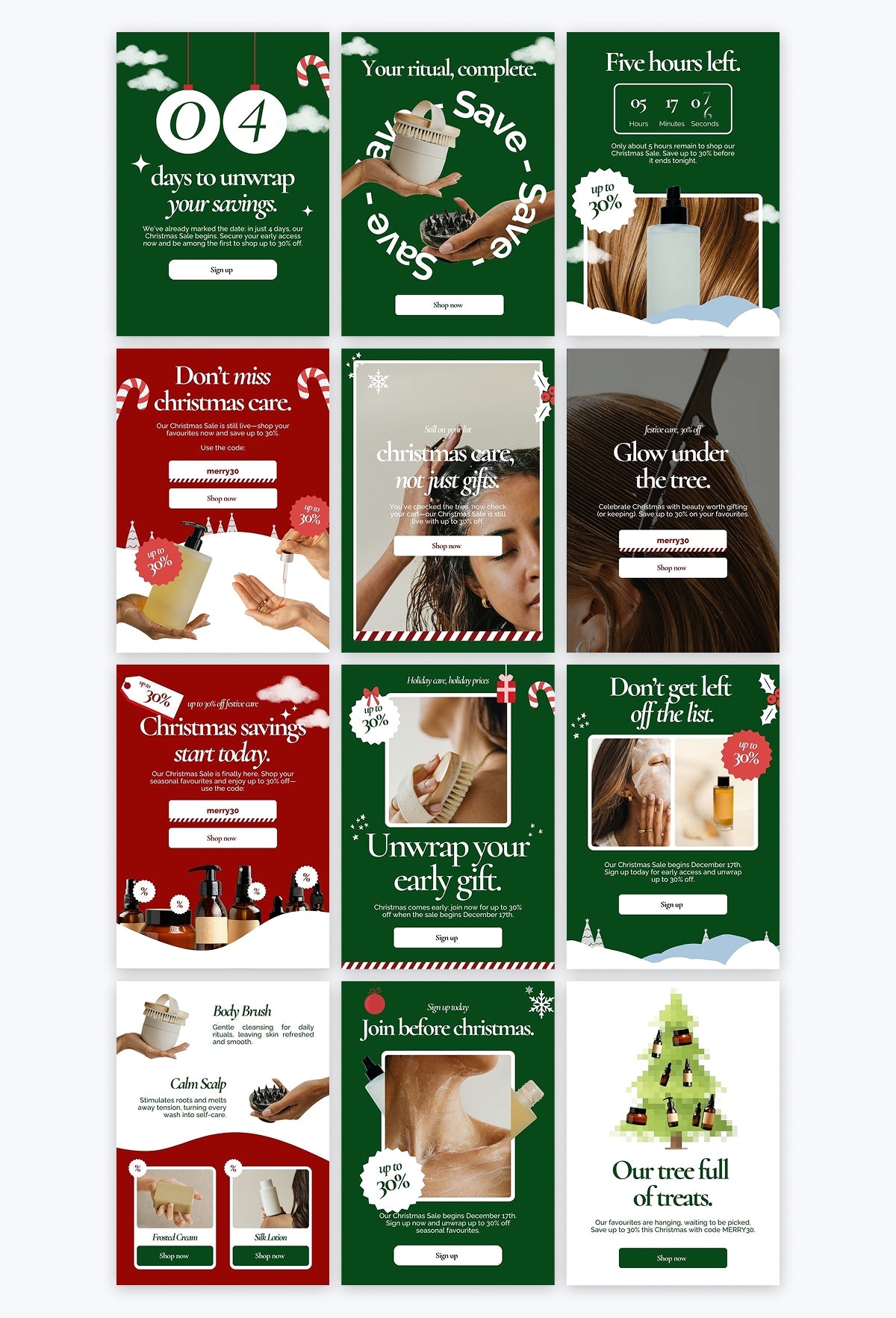 Christmas Sale E-Mail Pack