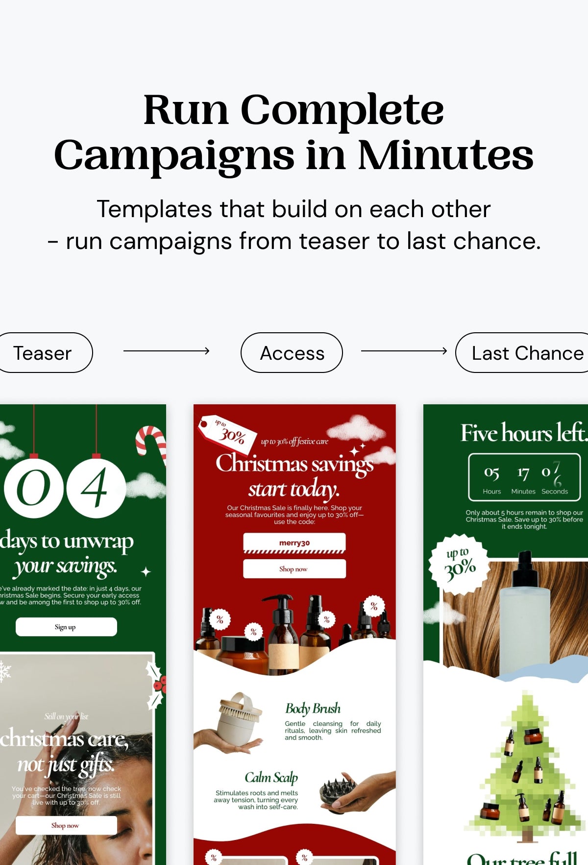 Christmas Sale E-Mail Pack