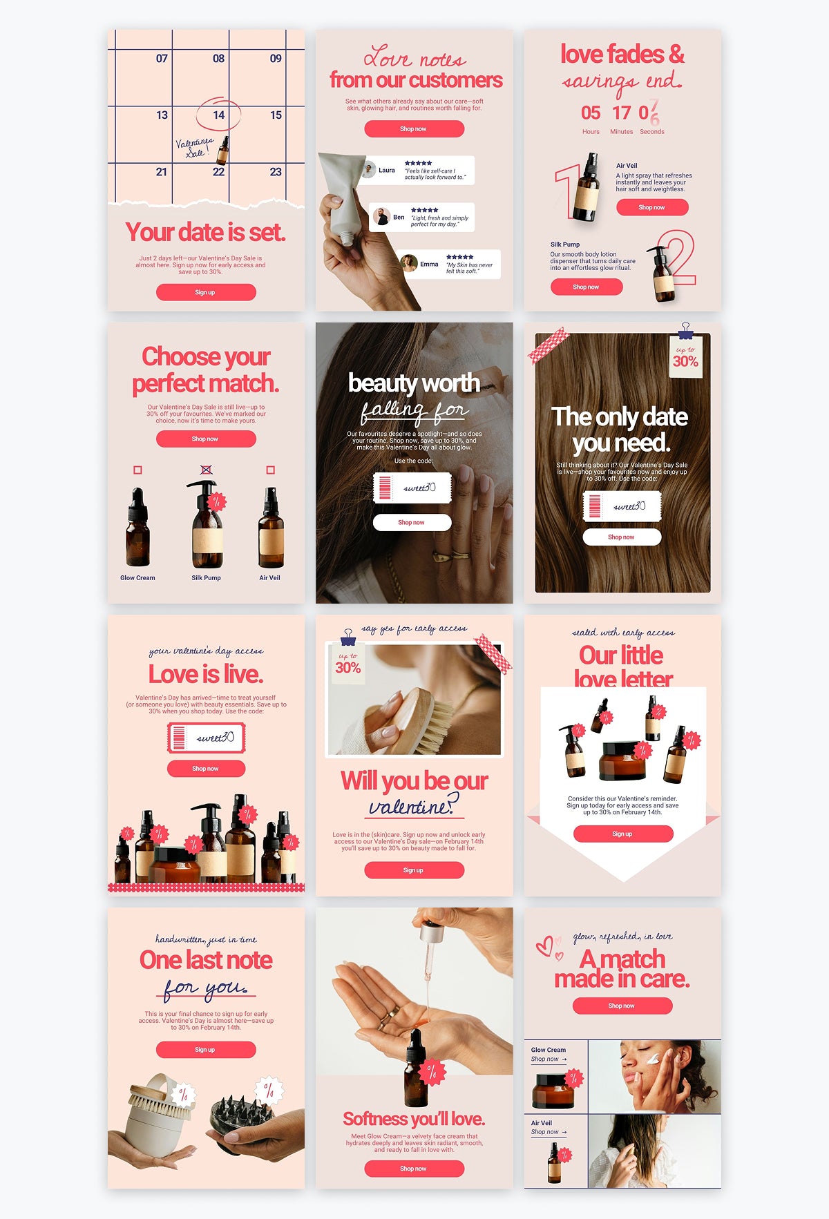 Valentines Sale E-Mail Pack