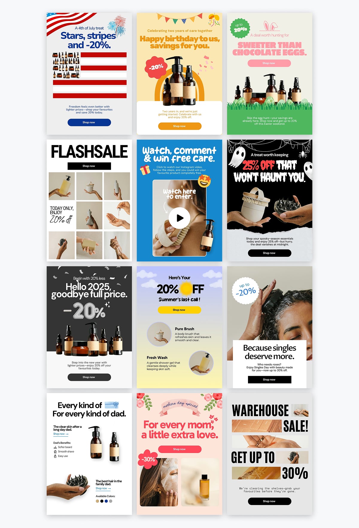 Special Events E-Mail Pack
