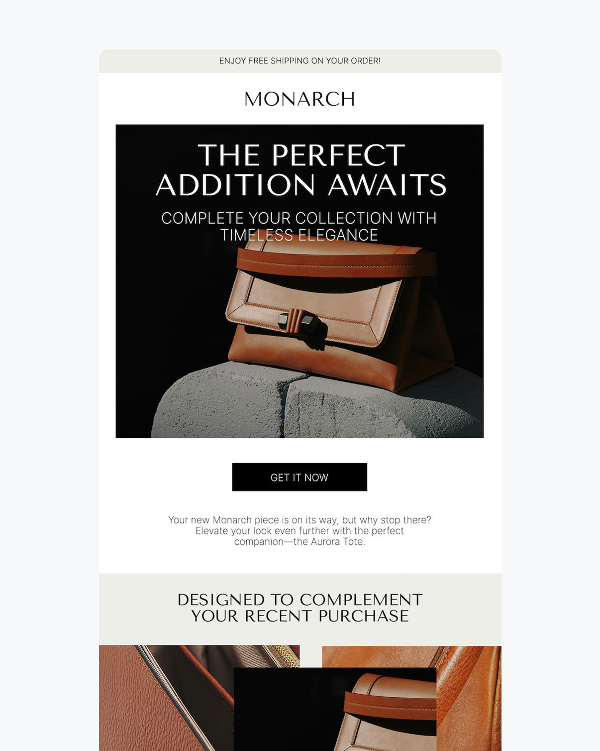Upsell E-Mail Template