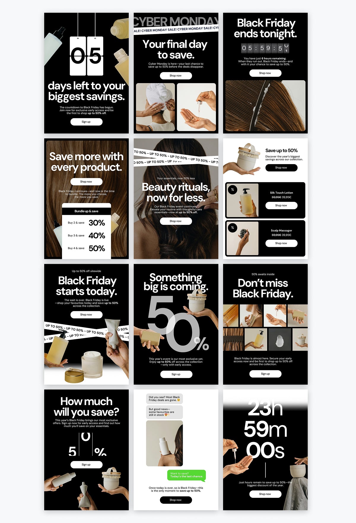 Black Friday E-Mail Pack