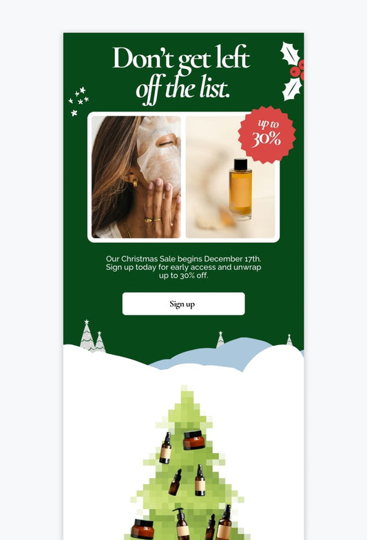 Christmas Sale E-Mail Pack