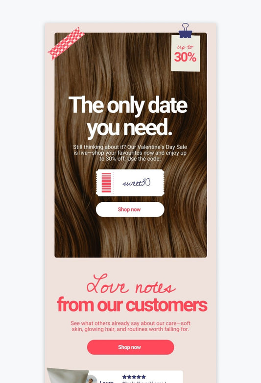 Valentines Sale E-Mail Pack