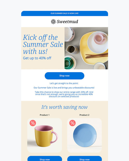 Summer Sale E-Mail Template