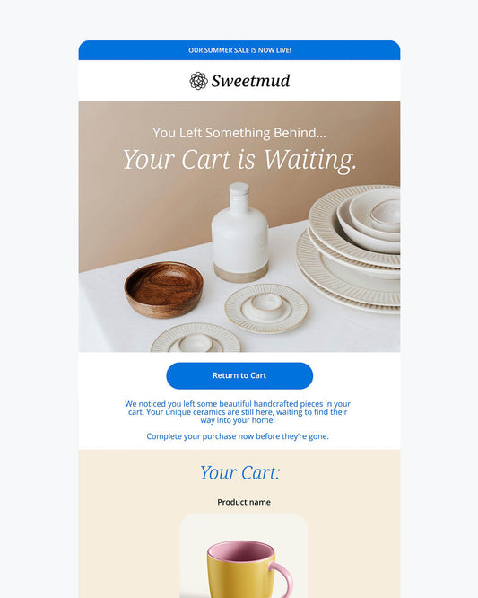 Abandoned Cart E-Mail Template