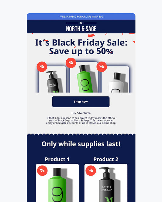 Black Friday E-Mail Template