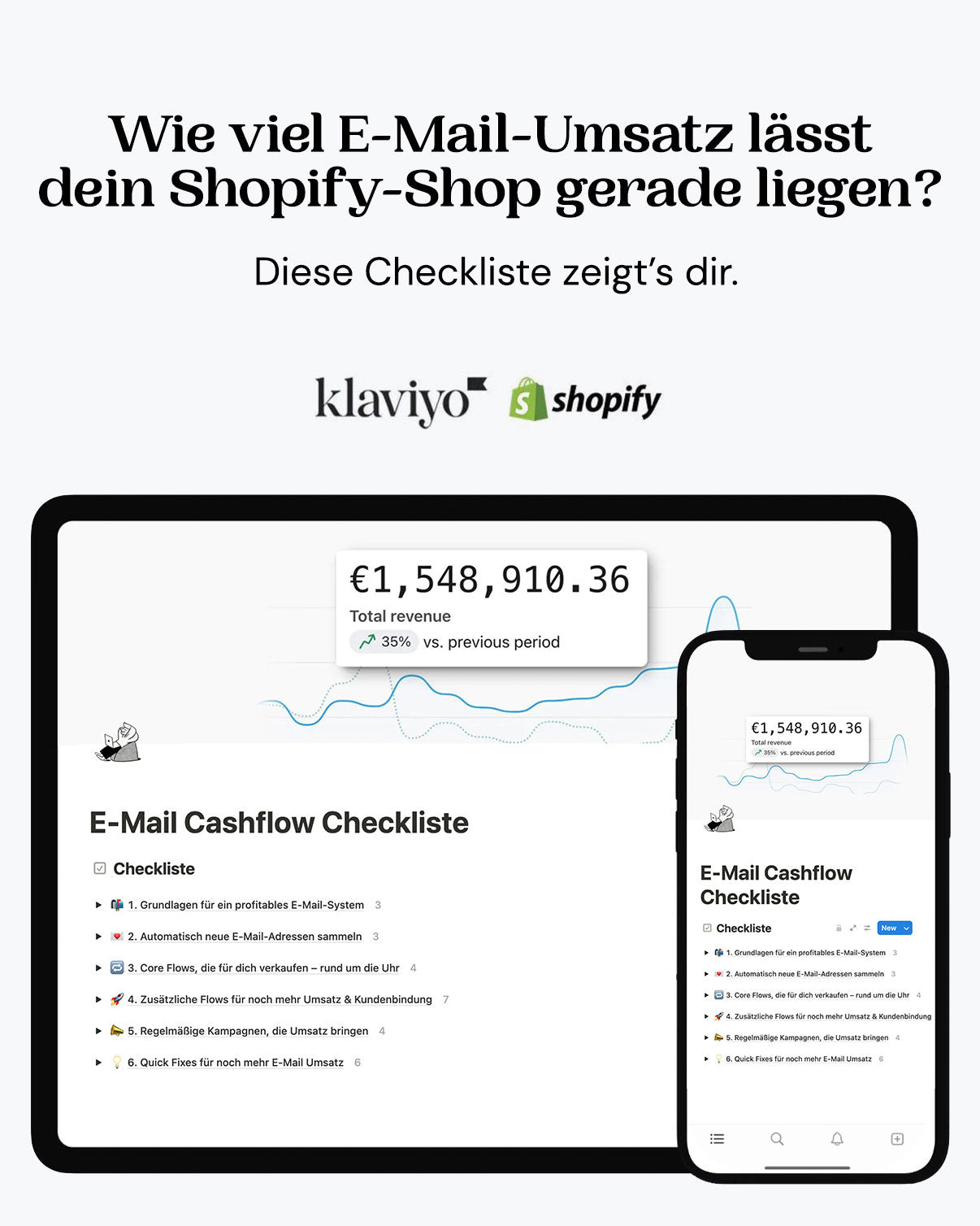 E-Mail Cashflow Checkliste